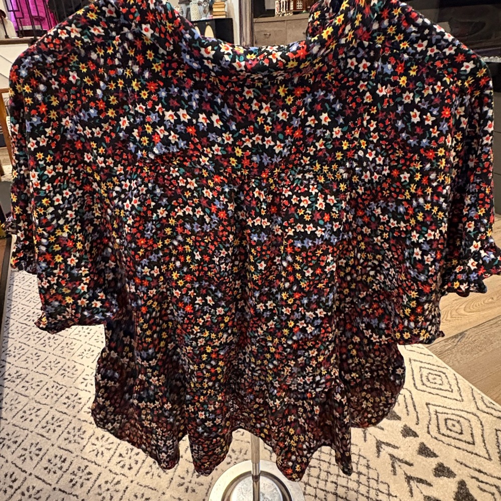Anthropologie Maeve Starry Floral Top - Picture 3 of 4